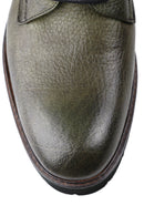 Men's Green Leather Boots | Derimod