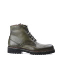 Men's Green Leather Boots | Derimod