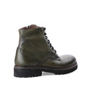 Men's Green Leather Boots | Derimod
