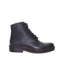 Men's Black Leather Boot | Derimod