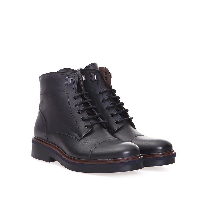 Men's Black Leather Boot
