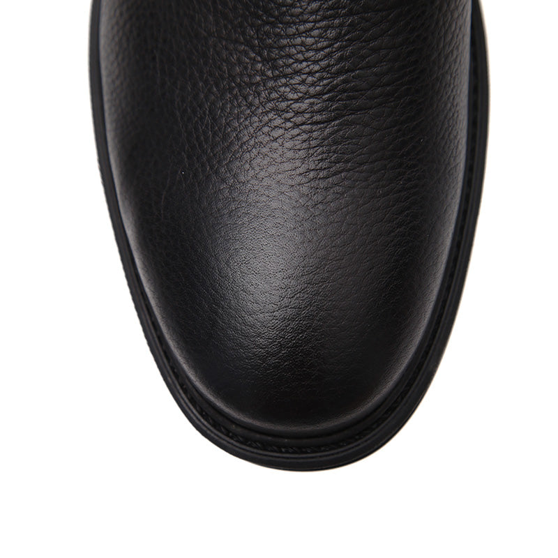 Men's Black Leather Shoes