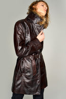 Sandra Women's Leather Jacket | Derimod