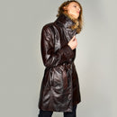 Sandra Women's Leather Jacket | Derimod