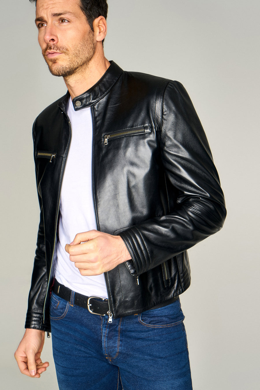 Sandro Men's Leather Jacket