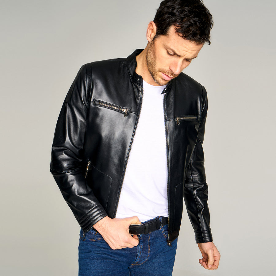 Sandro Men's Leather Jacket