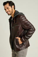 Marco Men's Leather Jacket | Derimod