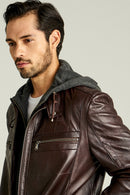 Marco Men's Leather Jacket | Derimod