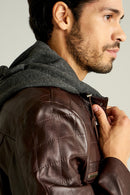 Marco Men's Leather Jacket | Derimod