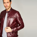 Adrian Men's Claret Red Coat | Derimod