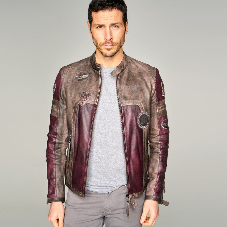 Off Road Men's Leather Jacket