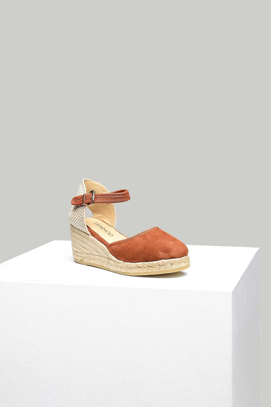 Tan Wedge Heel Women's Espadrille 18SFD281910 | Derimod