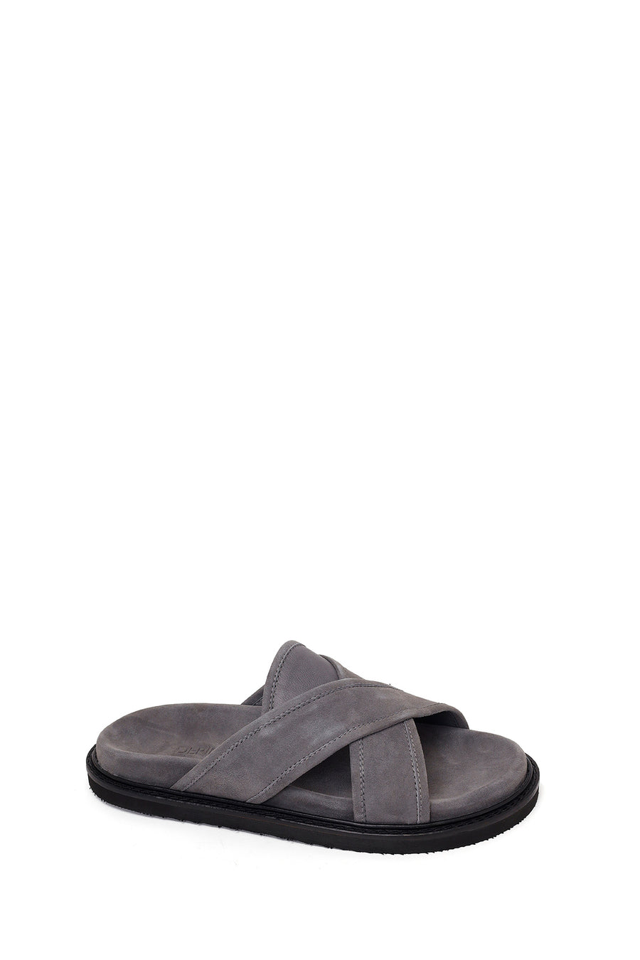 Male Grey Suede Slipper