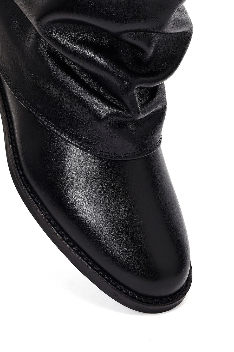 Women's Black Leather Boots