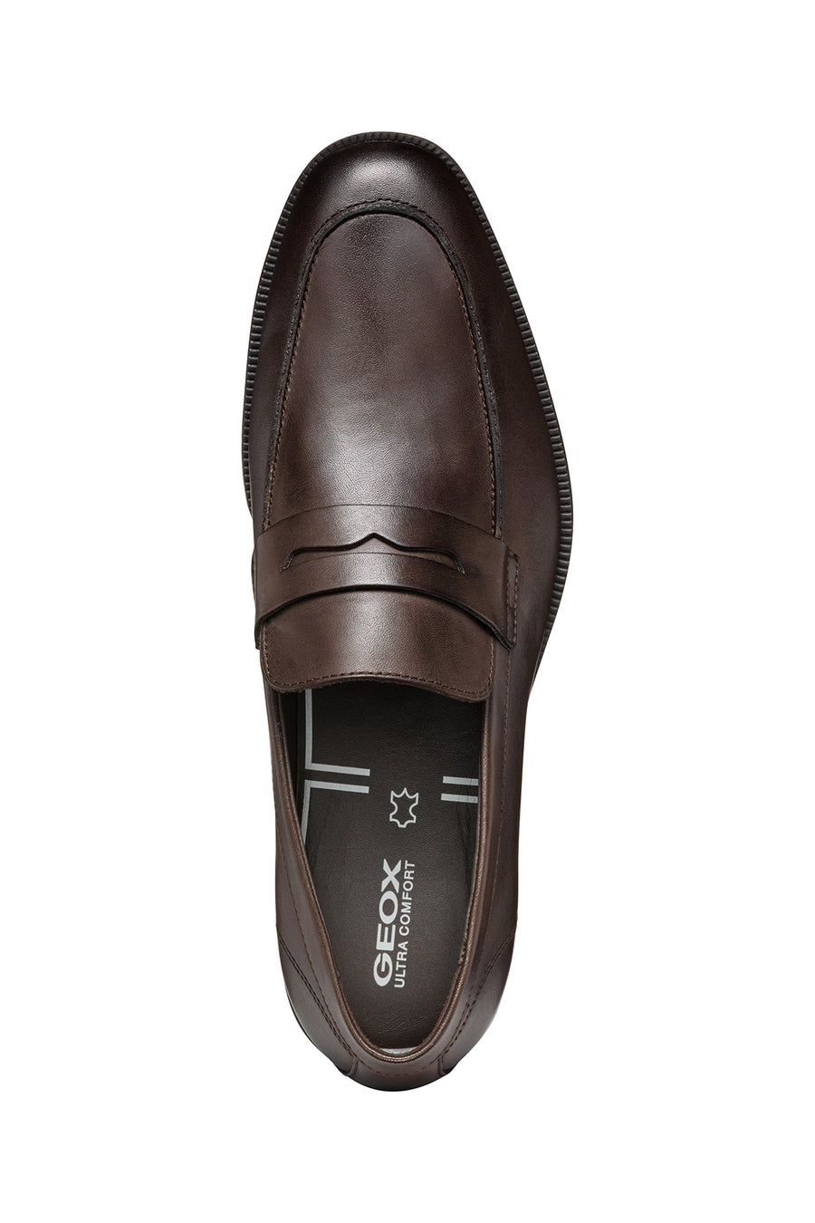 Geox Erkek Kahverengi Decio Deri Klasik Loafer