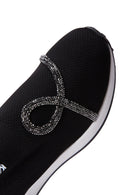 Women's Black Stone Sneaker | Derimod
