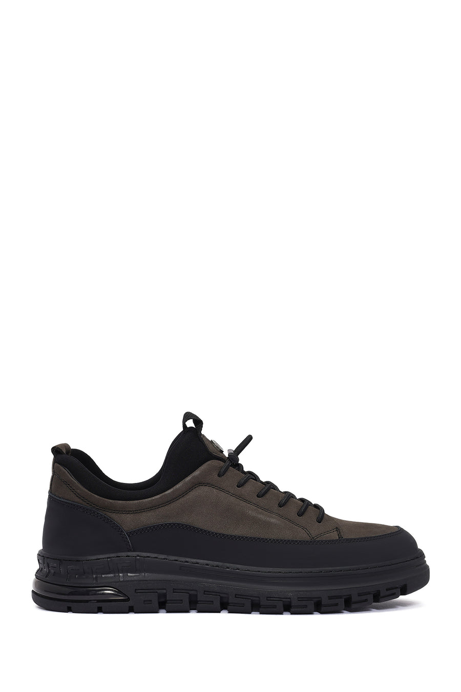 
Men's Grey Lace-Up Nubuck Leather Casual Shoes
 24WFD6767V3 | Derimod
