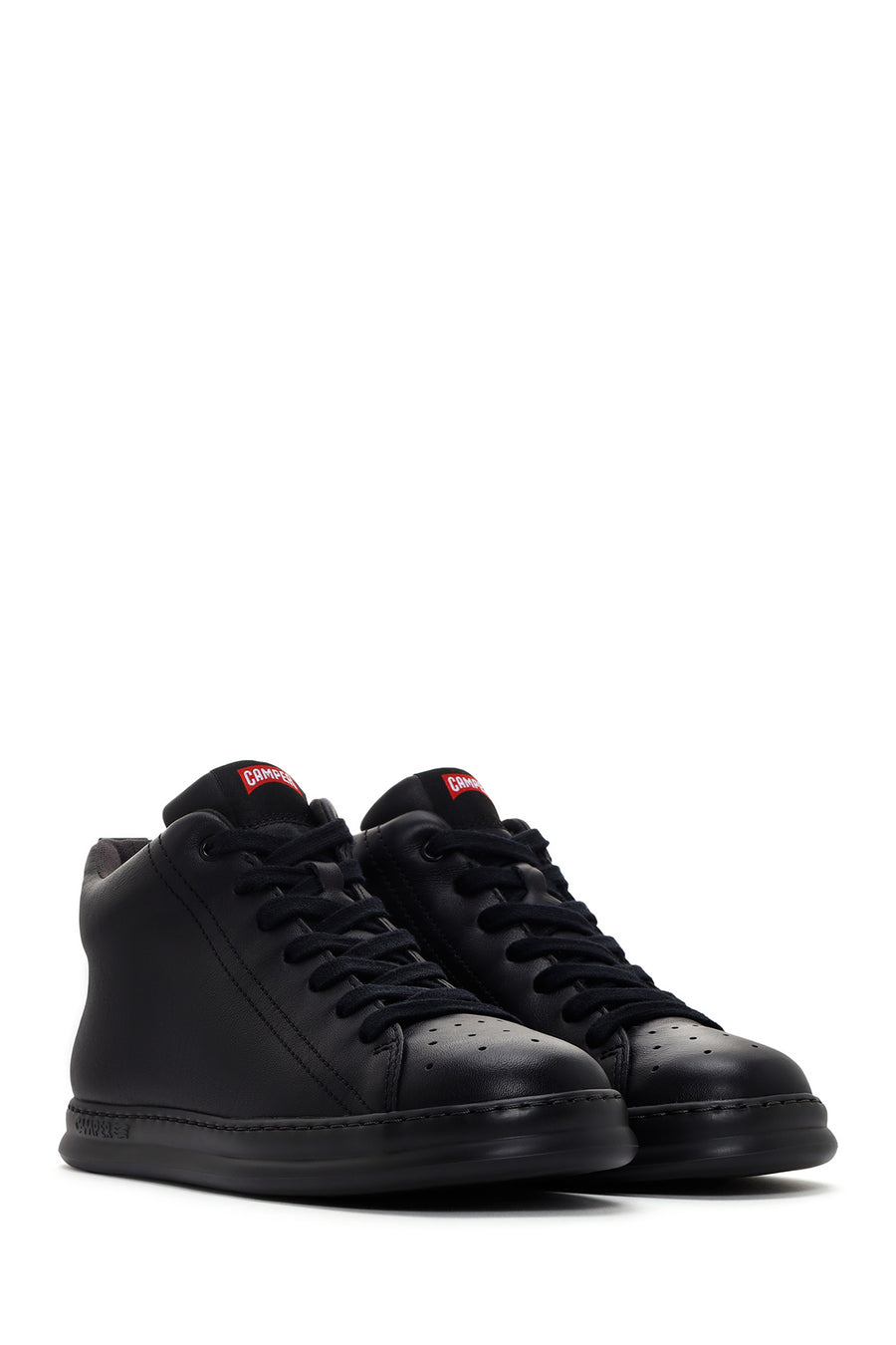 Camper Men's Black Runner Four Leather Sports Boots
