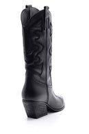Women's Leather Heeled Cowboy Boots | Derimod