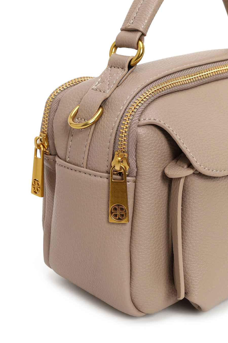 Woman Mink Long-Strap Crossbody Bag