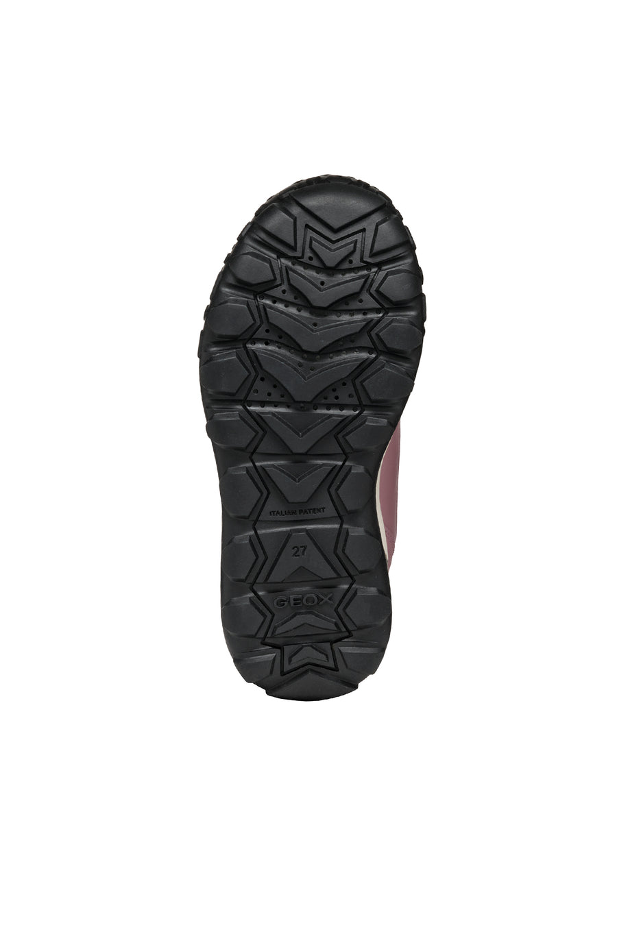 Geox Girl Pink Trekkyup Abx Banded Waterproof Outdoor Boots