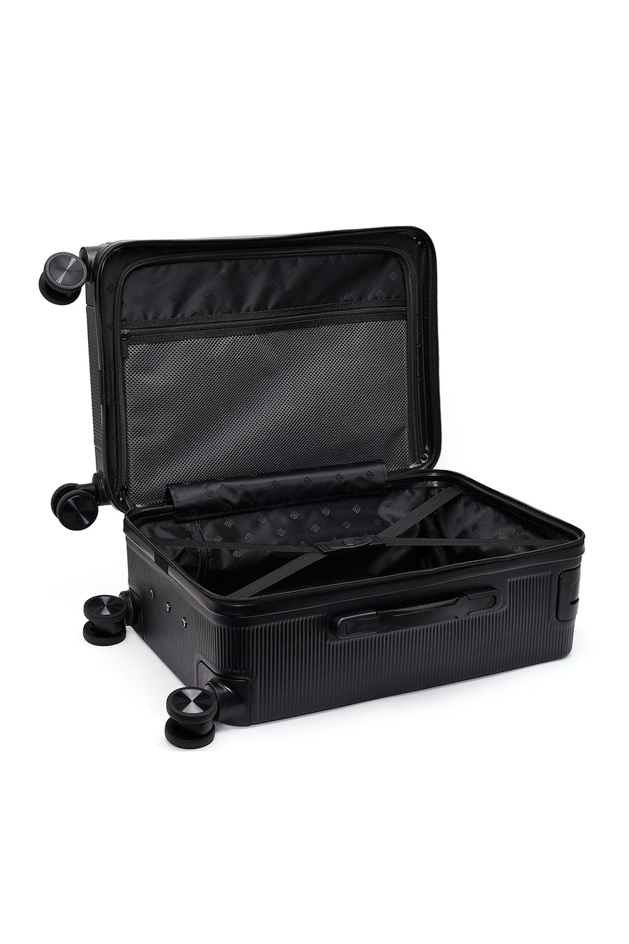 Unisex Black Cabin-Size Suitcase