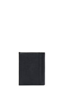 Men's Black Leather Casual Wallet | Derimod