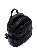 Women's Black Quilted Backpack | Derimod