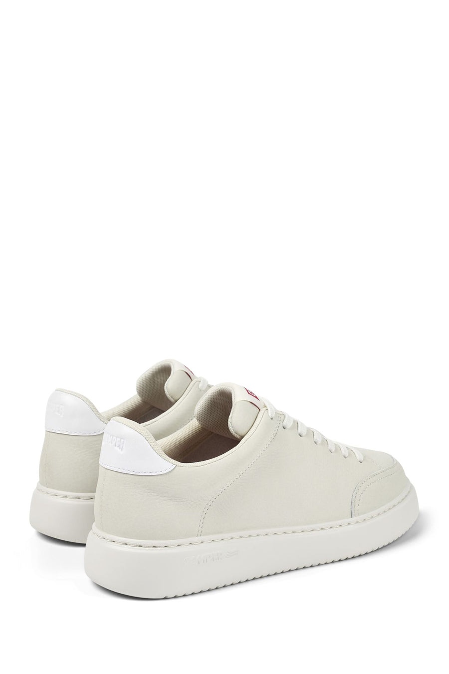 Camper Women's White Runner K21 Lace-Up Leather Sneaker