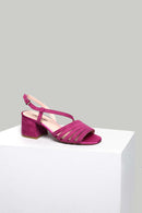 Women's Heeled Leather Sandals | Derimod