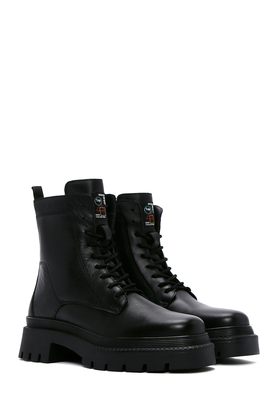 Women's Black Leather Boots