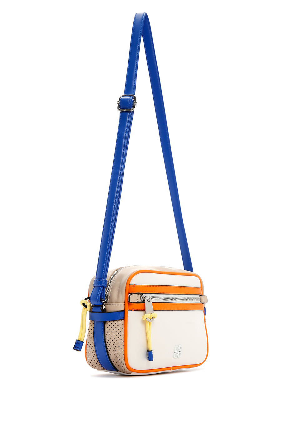 Women's White Long Strap Crossbody Bag