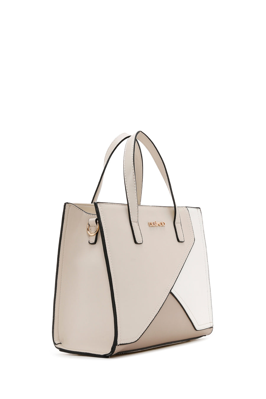 Women's Cream Long Strap Shoulder Bag