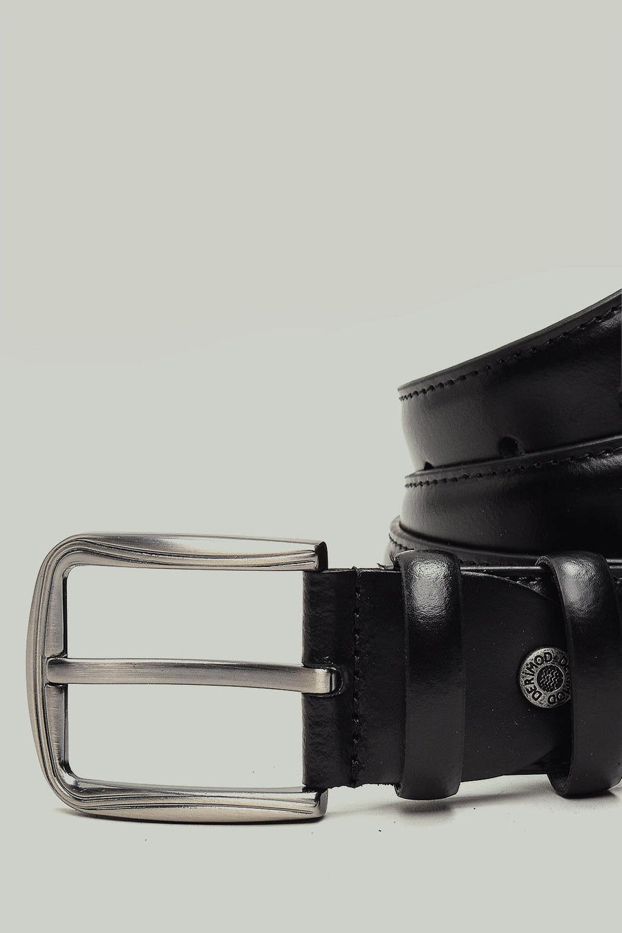 
Men's Black Leather Belt
