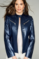 Latinia Women's Leather Jacket | Derimod