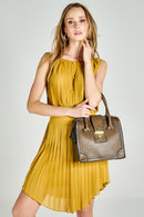 Women's Mink Faux Leather Shoulder Bag | Derimod