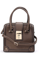 Women's Mink Faux Leather Shoulder Bag | Derimod