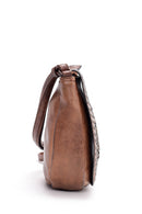 Women's Camel Synthetic Leather Shoulder Bag | Derimod