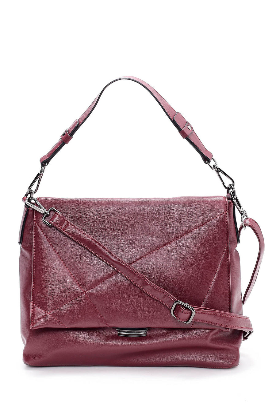 Women's Camel Synthetic Leather Shoulder Bag 18WBD263518 | Derimod