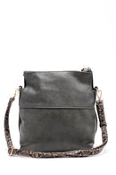Women Green Synthetic Leather Crossbody Bag | Derimod