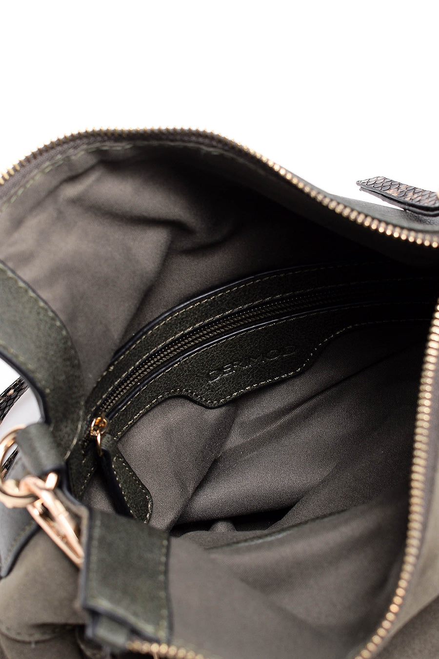 Women Green Synthetic Leather Crossbody Bag