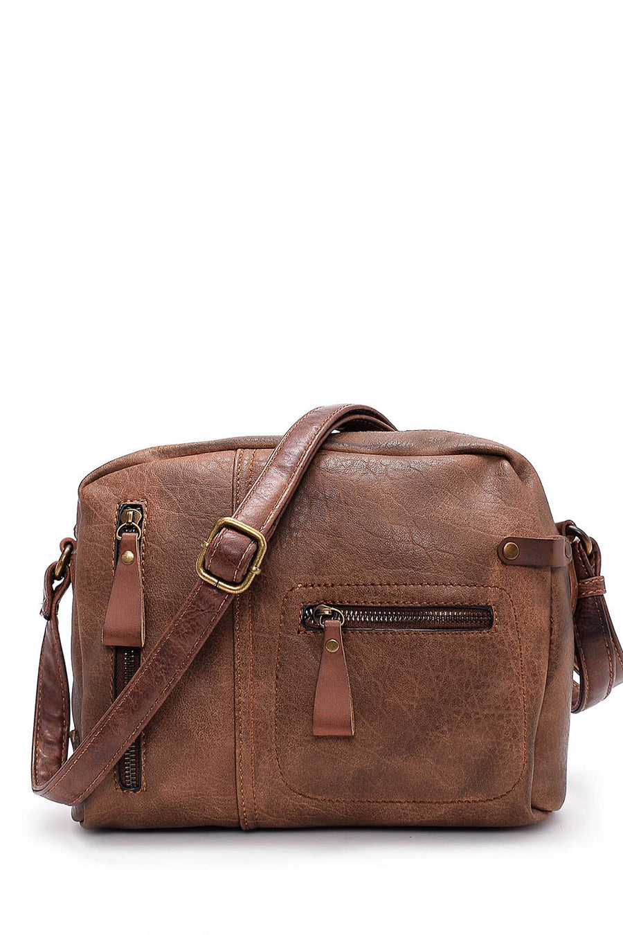 Women's Crossbody Leather Bag 18WBD264718 | Derimod
