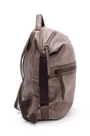 Women's Mink Faux Leather Backpack | Derimod