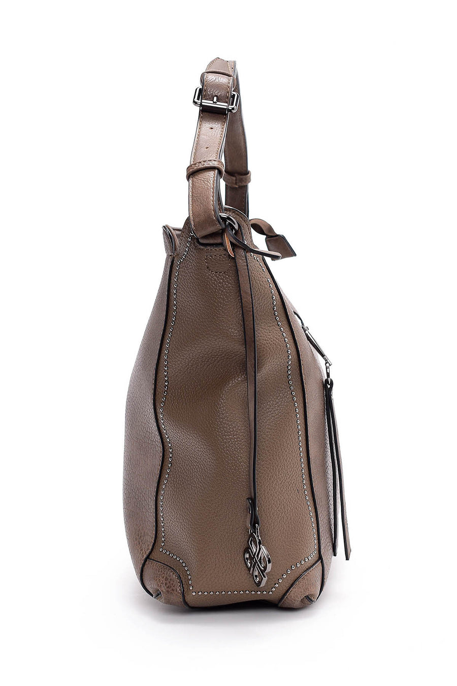 Women's Camel Synthetic Leather Backpack
