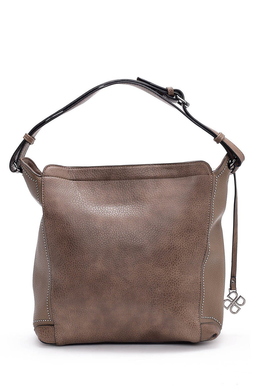 Women's Camel Synthetic Leather Backpack