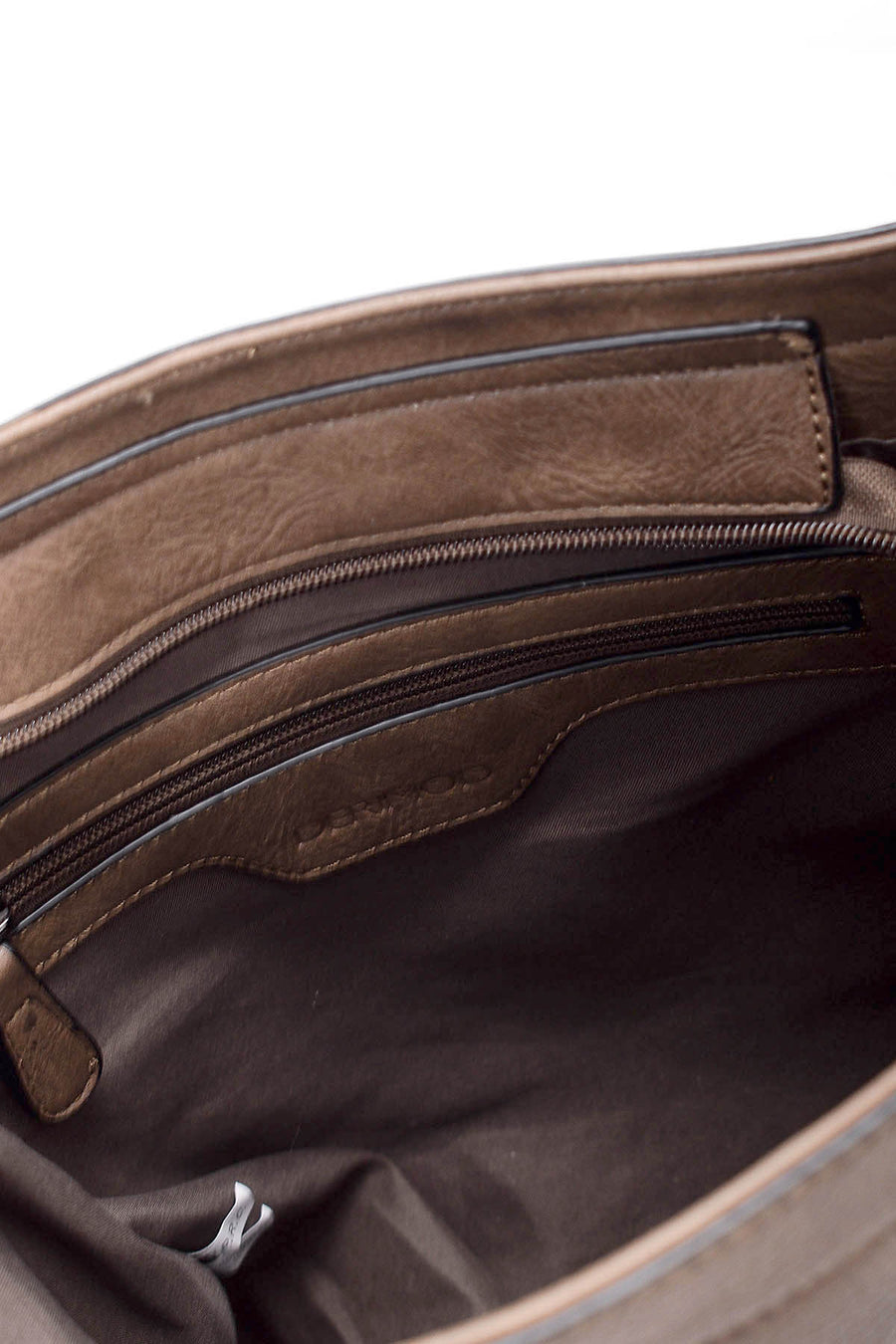Women's Camel Synthetic Leather Backpack