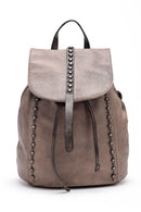Women's Mink Faux Leather Backpack | Derimod