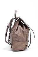 Women's Mink Faux Leather Backpack | Derimod