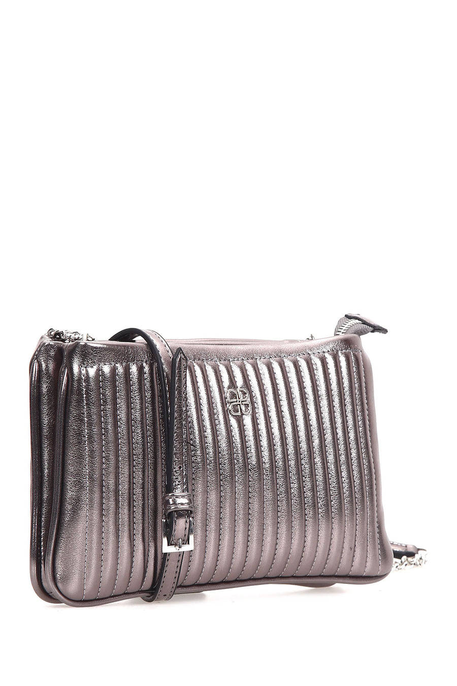 Women's Silver Crossbody Bag