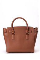 Women's Tan Faux Leather Shoulder Bag | Derimod